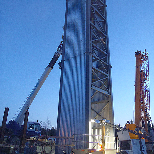 Image de project - mine Lalor - Conduit d&rsquo;a&eacute;ration en plastique exp&eacute;rimental